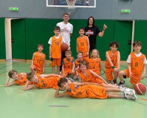 Nbbv U10 Orange beim NBBV Final Day mit Platz 8