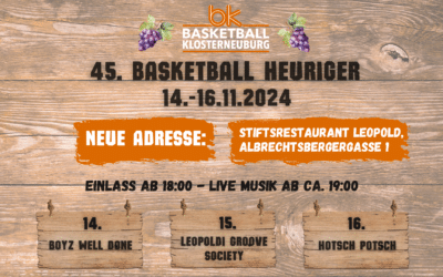 45. Basketballheuriger im Stiftsrestaurant Leopold