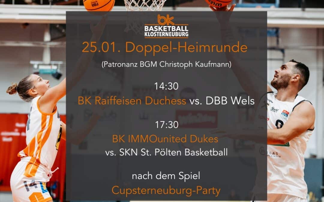 VORSCHAU: Doppel-Heimspiel für unsere Cup-Helden
