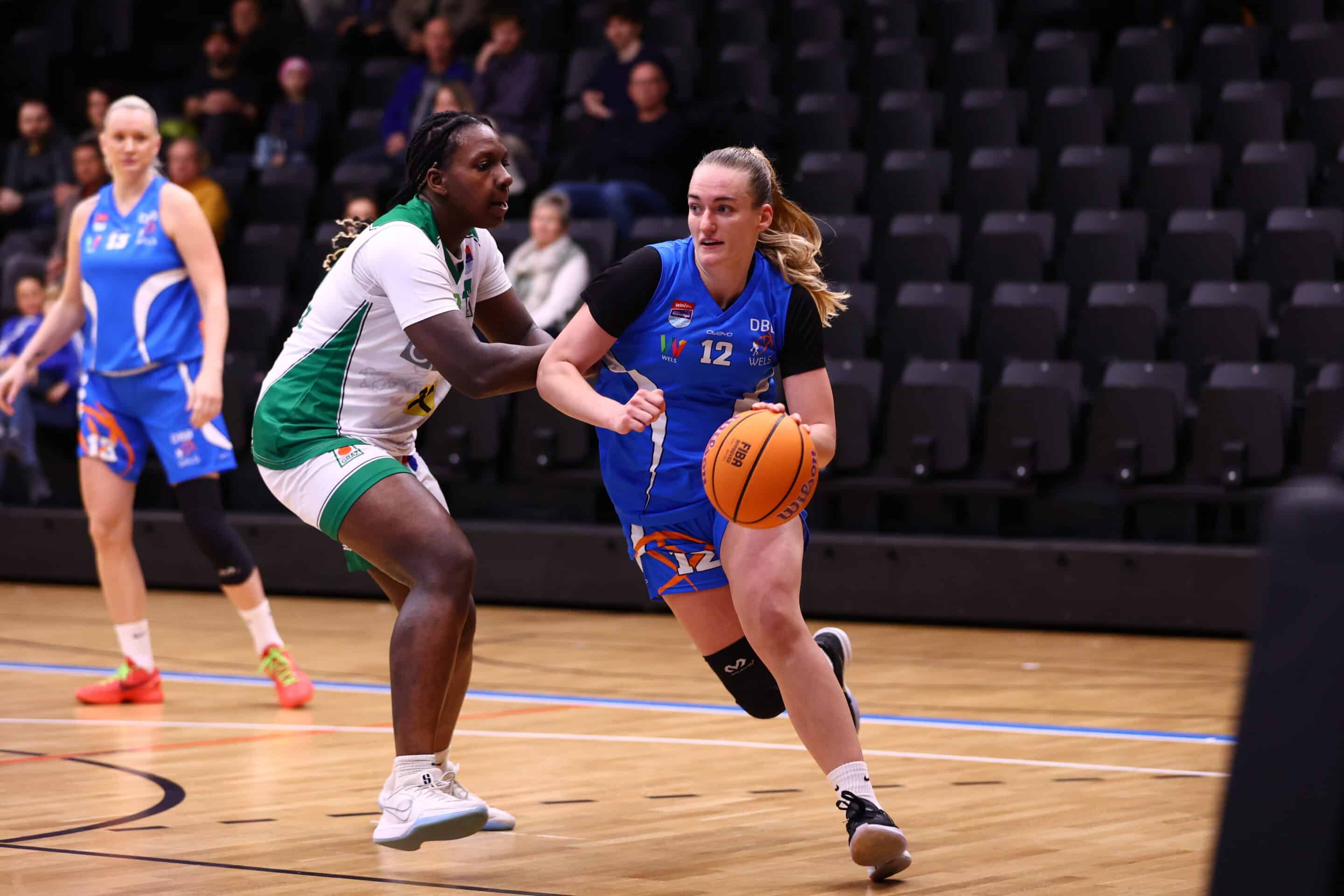 22.12.2024, Graz, Raiffeisen Sportpark, Basketball Damen Superliga 2024/25, Grunddurchgang, 10.Runde, UBI Holding Graz vs. DBB Wels